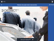 Tablet Screenshot of district3d.fr